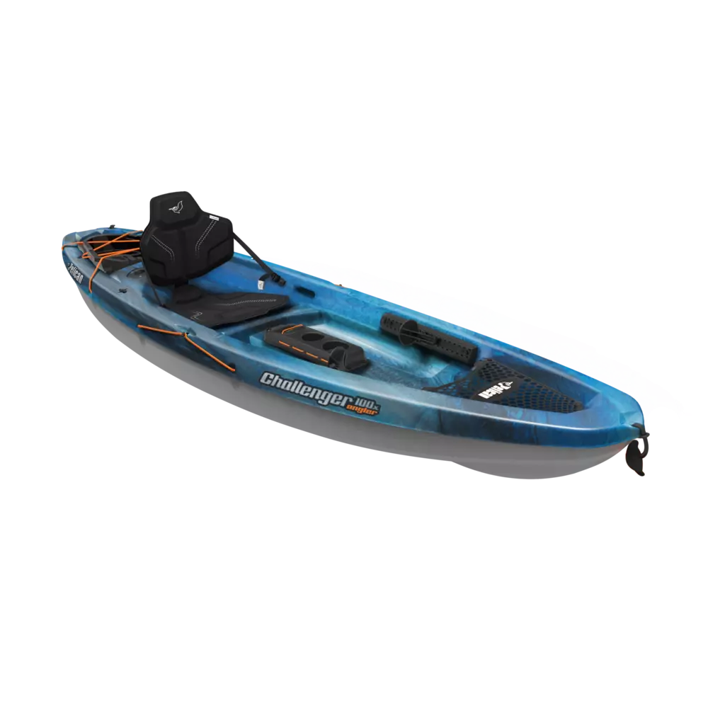 PELICAN - Challenger 100X Angler Fishing Kayak - Grey - MBL10P605 - ISO