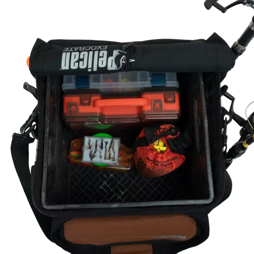 PELICAN - Exocrate Fishing Crate Bag - Black - PS1953-00 - TOP