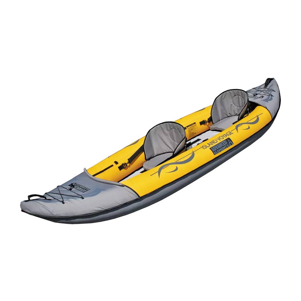 ADVANCED ELEMENTS - Island Voyage™ 2 Recreational Kayak Without Pump - Yellow - AE3023-Y - ISO 