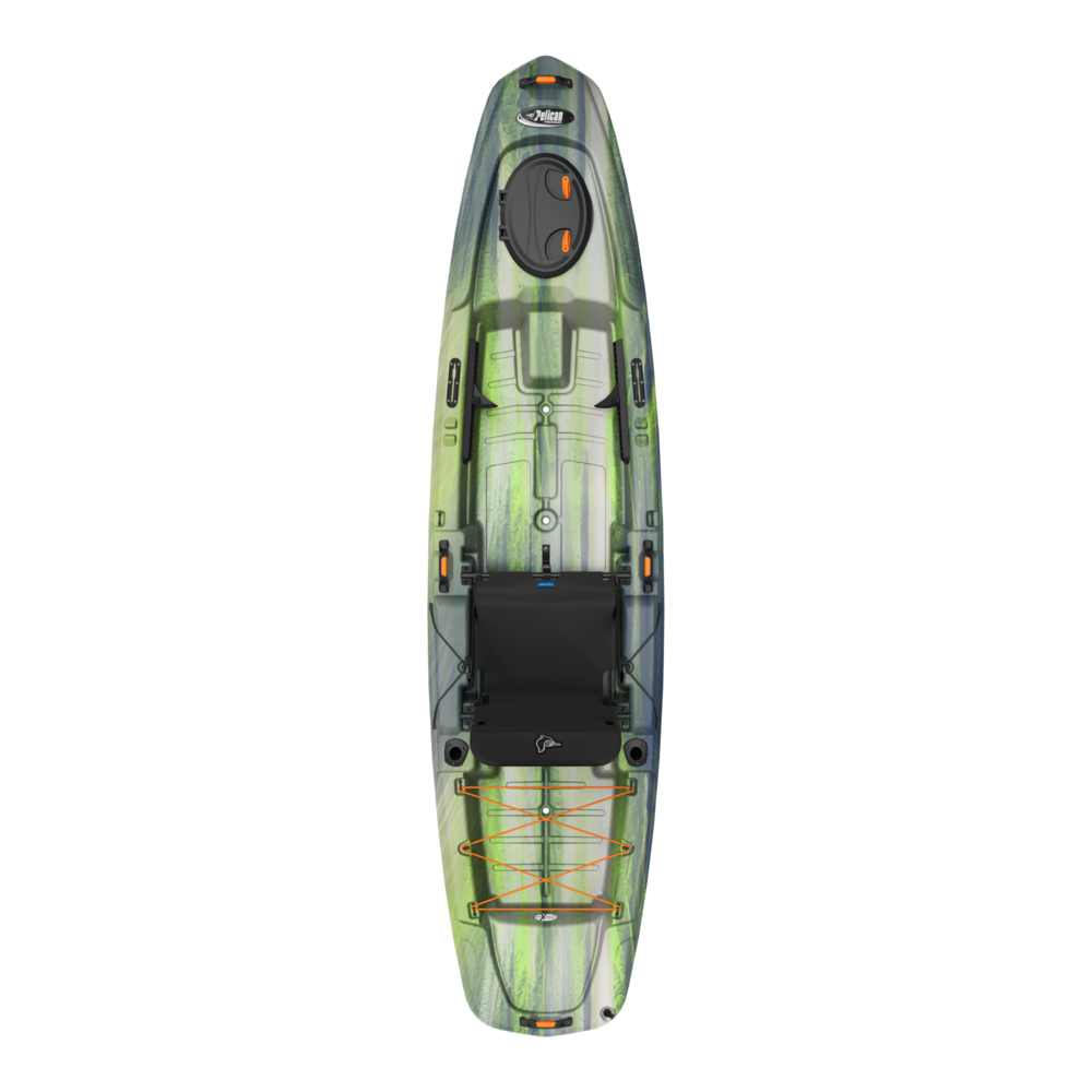 PELICAN - Catch Classic 120 Fishing Kayak - Grey - KRP12P103-00 - TOP