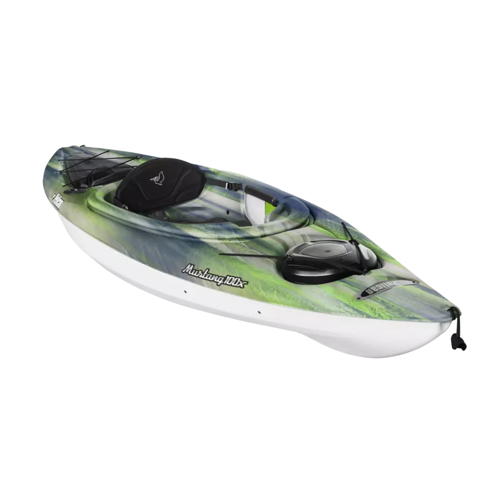 PELICAN - Mustang 100X EXO Recreational Kayak - Grey - KYF10P203 - ISO