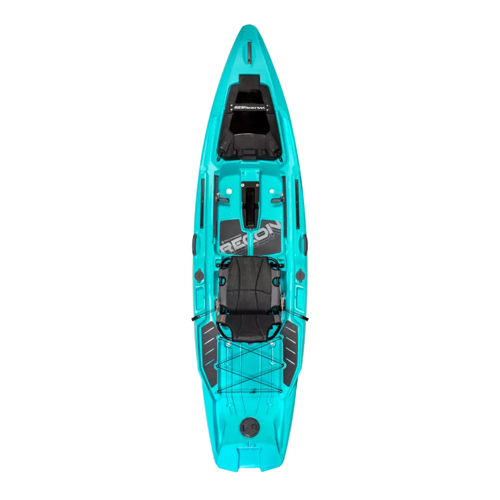 WILDERNESS SYSTEMS - RECON 120 Fishing Kayak with AirPro ACES seat - Aqua - 9751104192 - TOP