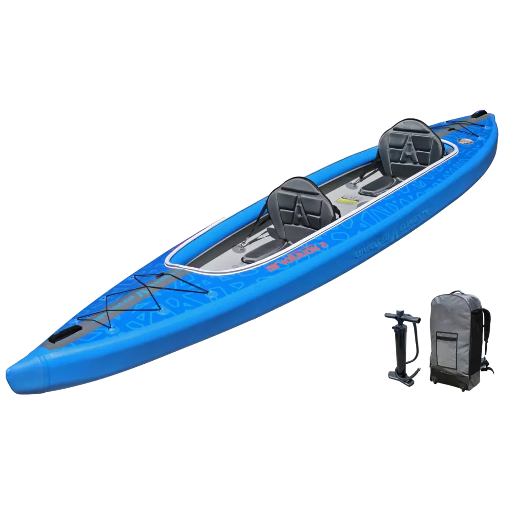 ADVANCED ELEMENTS - AirVolution2™ Recreational Kayak with Pump - Blue - AE3030 - ISO 