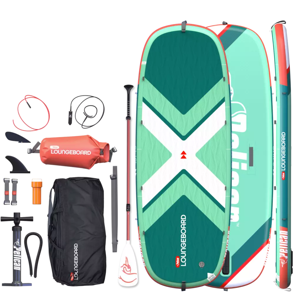 PELICAN - Inflatable Pelican Loungeboard - Blue - FLG09P104 - SIDE