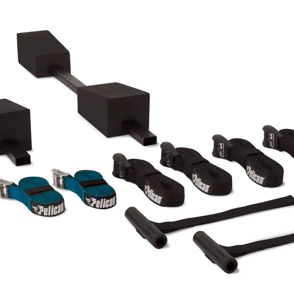 PELICAN - DLX SUP or Kayak Car-Top Carrier Kit - Black - PS1957 - ISO 