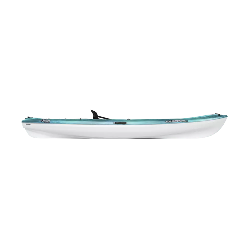 PELICAN - Saber 100XP Recreational Kayak - White - KWP10P102 - SIDE