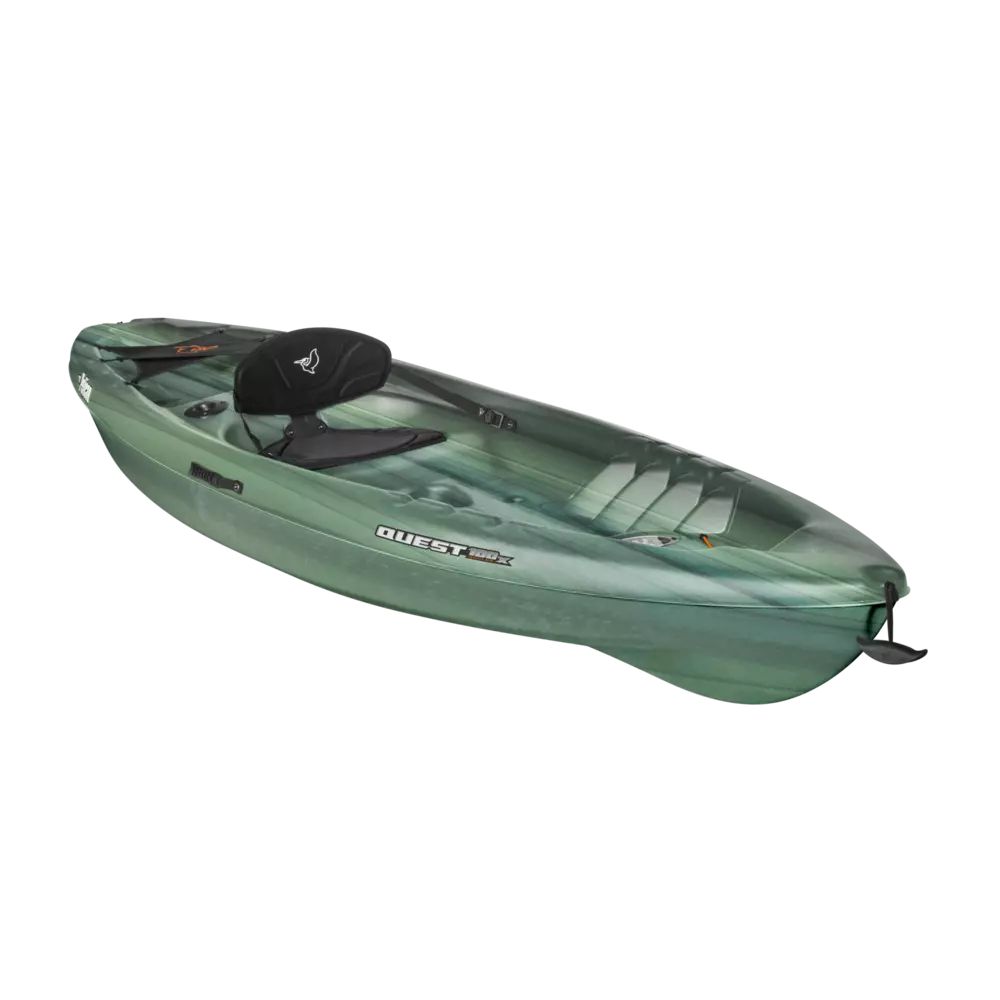 PELICAN - Quest 100X Angler Fishing Kayak - Grey - KVL10P425 - ISO