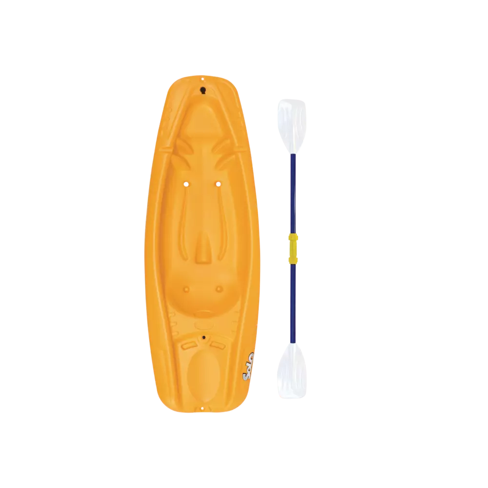 PELICAN - Solo Kids Kayak with Paddle - Orange - KOS06P403 - TOP