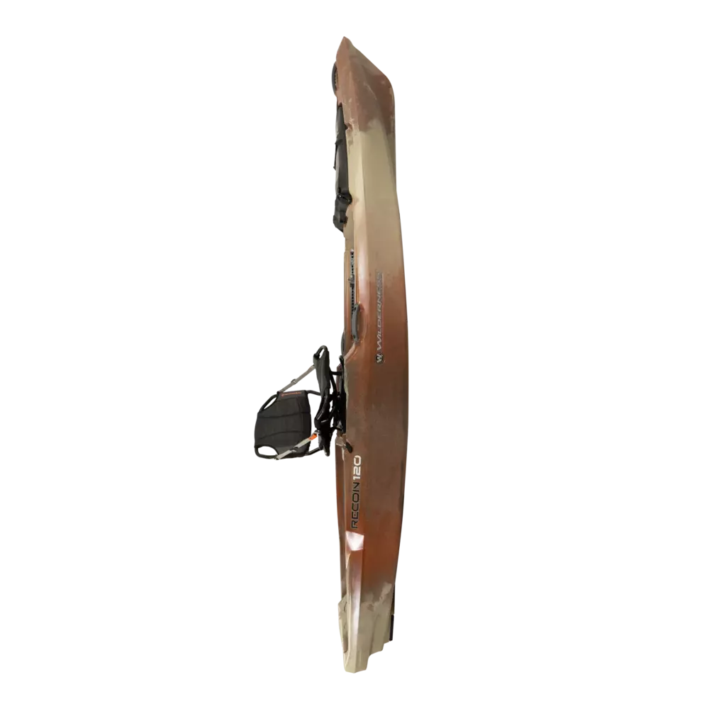 WILDERNESS SYSTEMS - RECON 120 Fishing Kayak with AirPro ACES seat - Brown - 9751104203 - SIDE