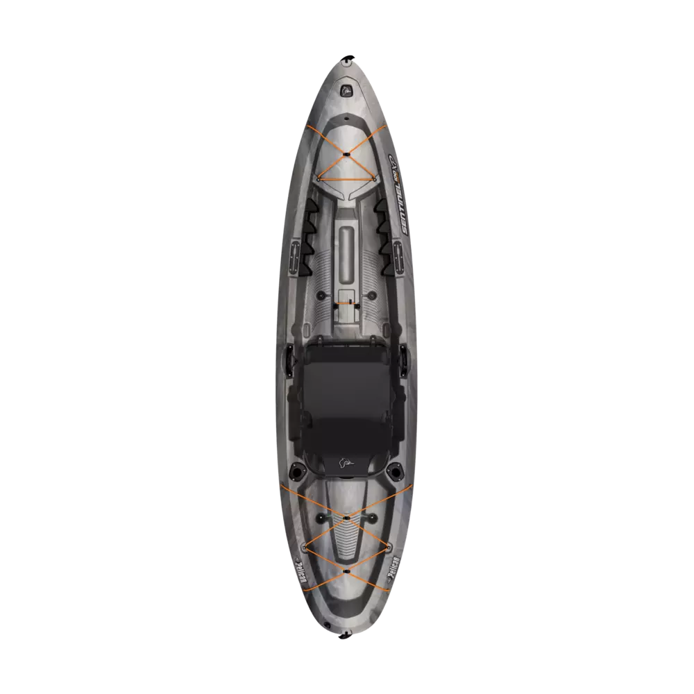 PELICAN - Sentinel 100XP Angler Fishing Kayak - Grey - MGF10P103-00 - TOP