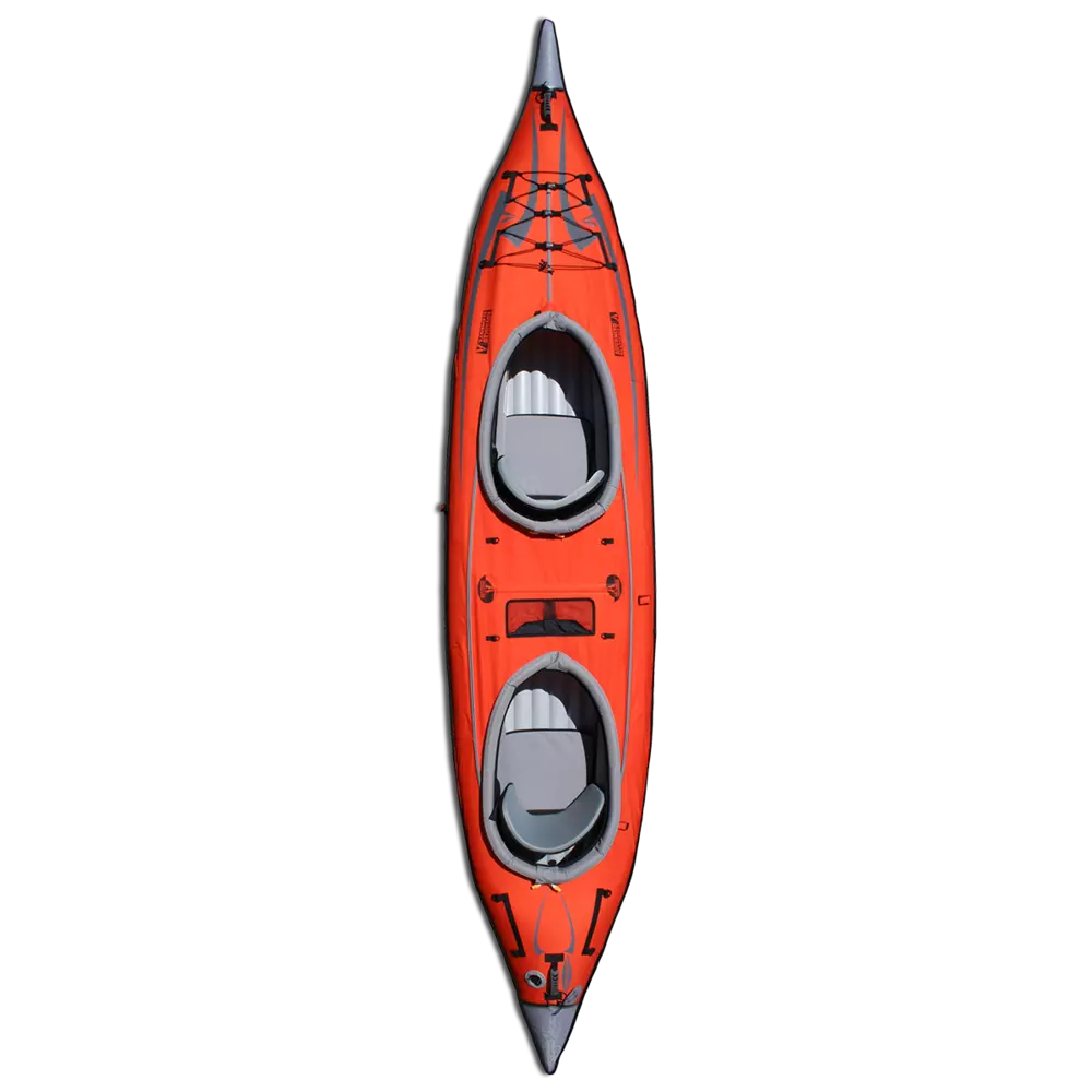 ADVANCED ELEMENTS - AdvanceFrame® Convertible Conversion Deck – Double - Red - AE2022-R - TOP