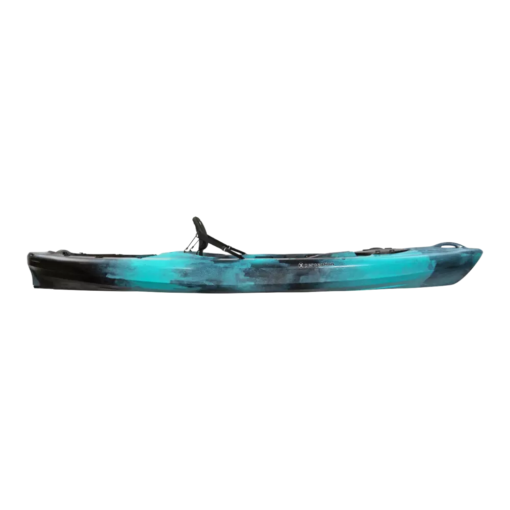 PERCEPTION - Pescador 12.0 Fishing Kayak - Aqua - 9350178178 - SIDE