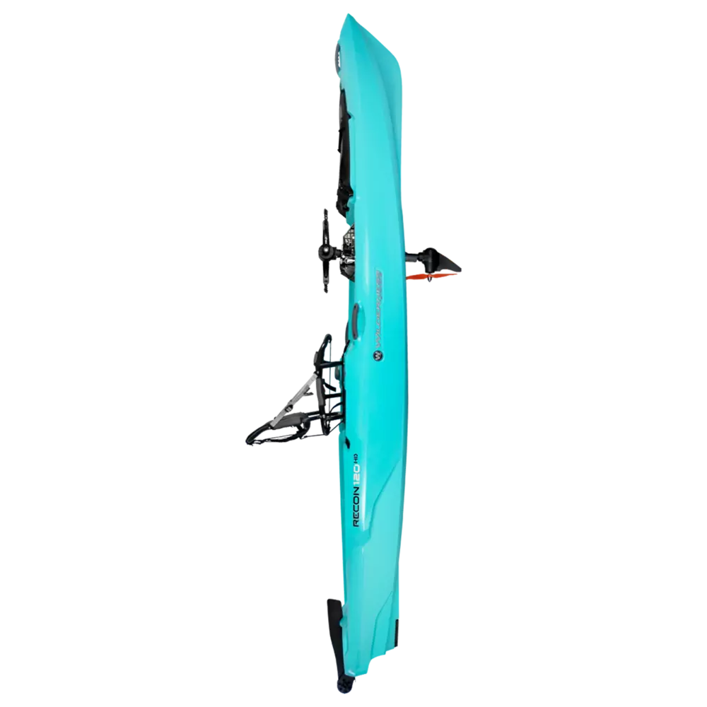 WILDERNESS SYSTEMS - Recon 120 HD Fishing Kayak - Discontinued color/model - Aqua - 9751090192 - SIDE