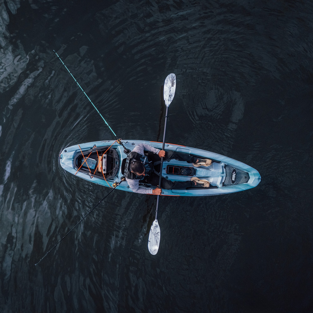 PELICAN - Sentinel 100X Angler Fishing Kayak - Grey - MBL10P205-00 - LIFE STYLE 2