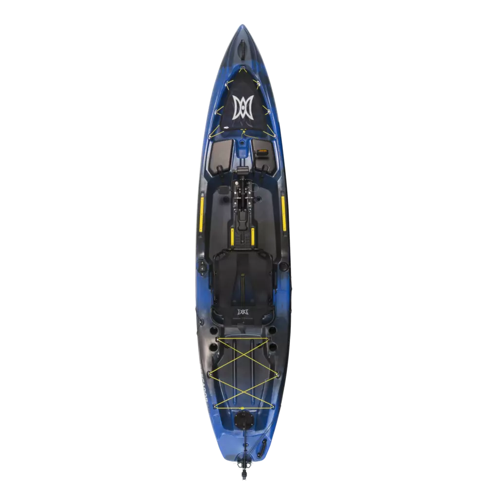 PERCEPTION - Pescador Pilot 12.0 Fishing Kayak - Blue - 9351587157 - TOP