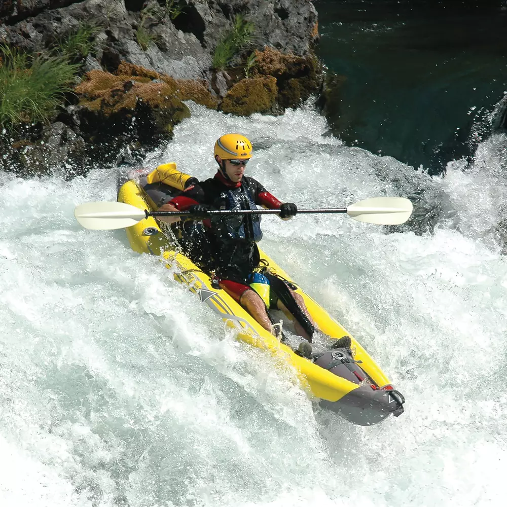 ADVANCED ELEMENTS - StraitEdge™ Crossover Kayak Without Pump - Yellow - AE1006-Y - LIFE STYLE 3