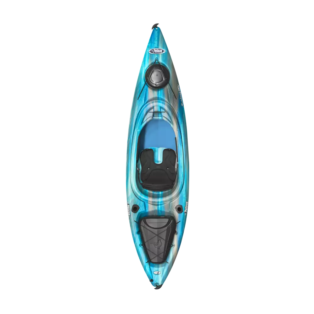 PELICAN - Mustang 100X EXO Recreational Kayak - Blue - KYF10P103 - TOP