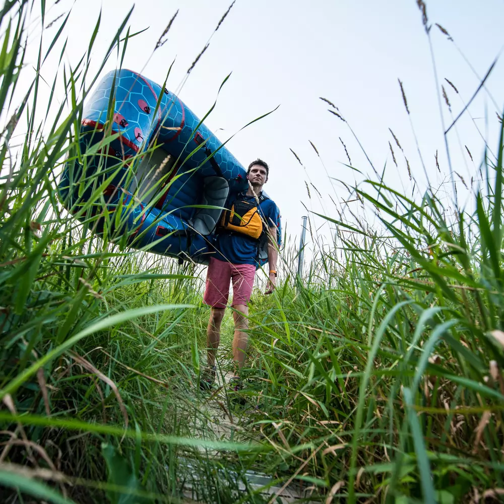 ADVANCED ELEMENTS - PackLite+™ XL Packraft - Blue - AE3038 - LIFE STYLE 1