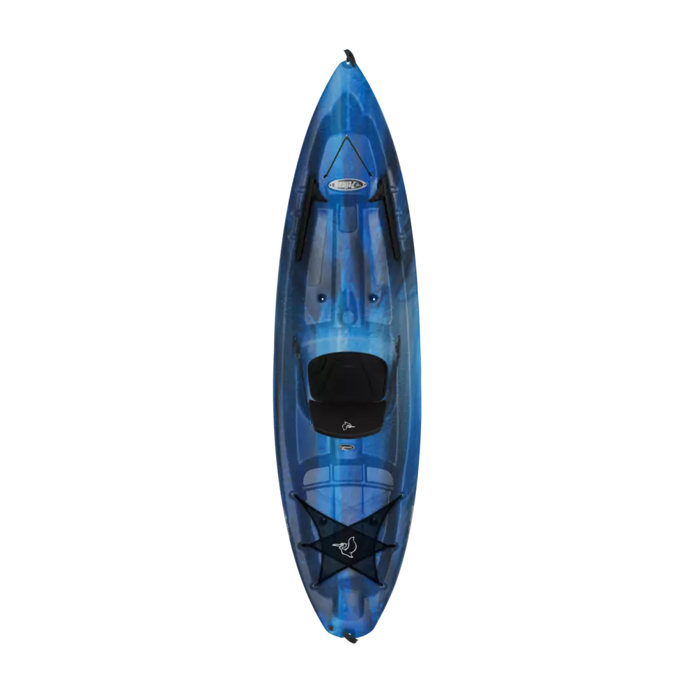 PELICAN - THUNDER 100XP Sit-on Recreational Kayak - Grey - KVF10P404-00 - TOP