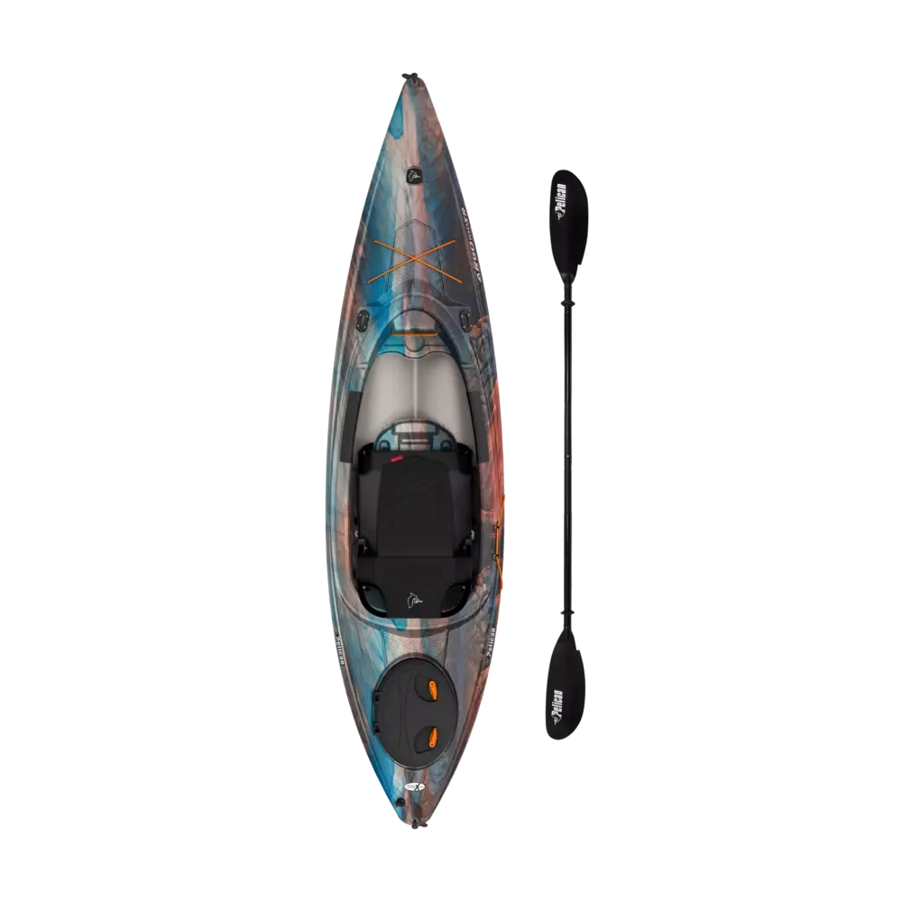 PELICAN - Argo 100XR Recreational Kayak with Paddle - Grey - MDP10P900-00 - TOP