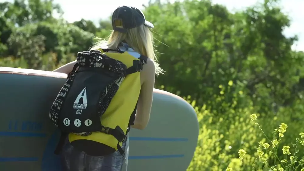 ADVANCED ELEMENTS - StashPak™ Rolltop Dry Bags - 20L - Yellow - AE3507 - LIFE STYLE 3