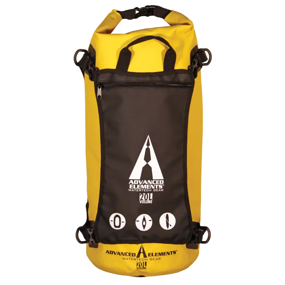 ADVANCED ELEMENTS - Sacs étanches avec ouverture à enroulement Stashpak – 20 L - Yellow - AE3507 - ISO 
