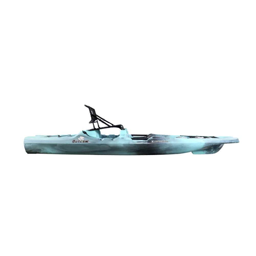 PERCEPTION - Outlaw 11.5 Fishing Kayak - Aqua - 9351815178 - SIDE