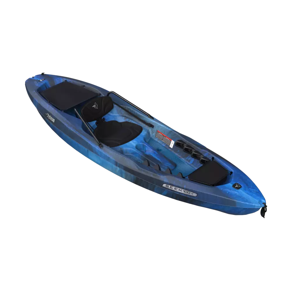 PELICAN - SEEK 100X Recreational Kayak - Grey - MKL10P205-00 - ISO 