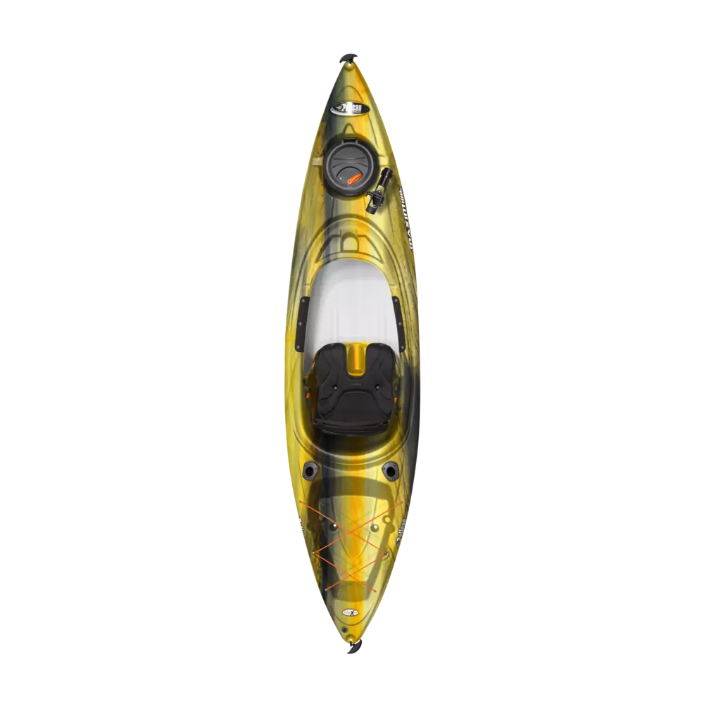 PELICAN - Maxim 100X Angler Fishing Kayak - Yellow - KFP10P109 - TOP