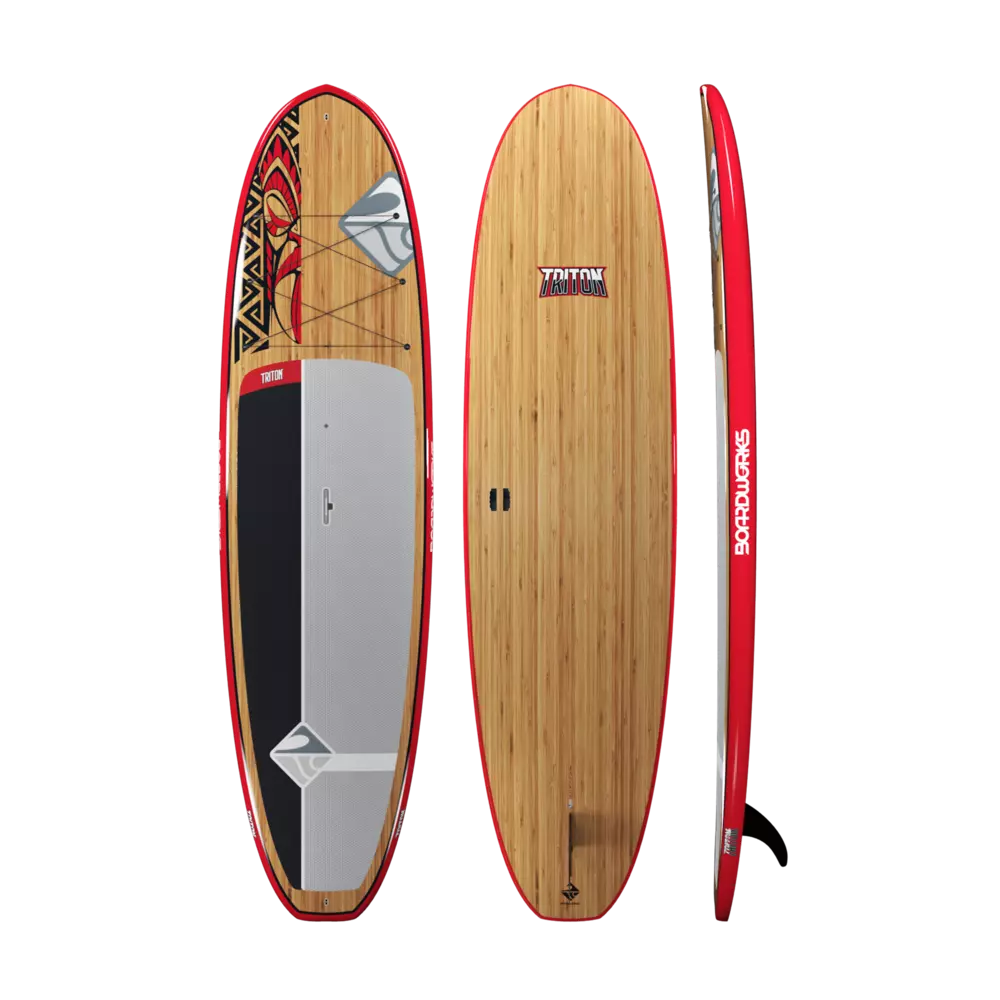 BOARDWORKS - Triton 10'6" All-Around Paddle Board - Red - 4440509518 - TOP