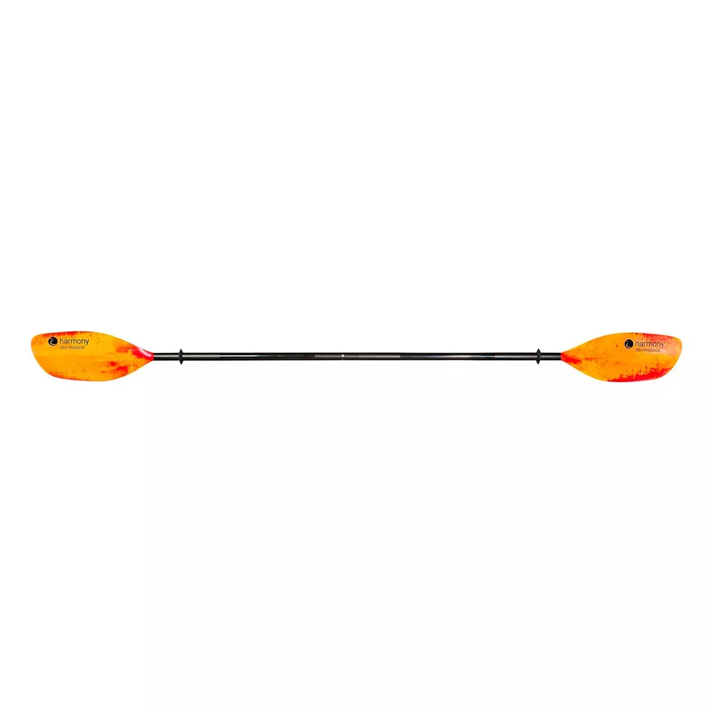 HARMONY - Sea Passage Aluminum Paddle - Red/Yellow - Red - 8023569 - TOP