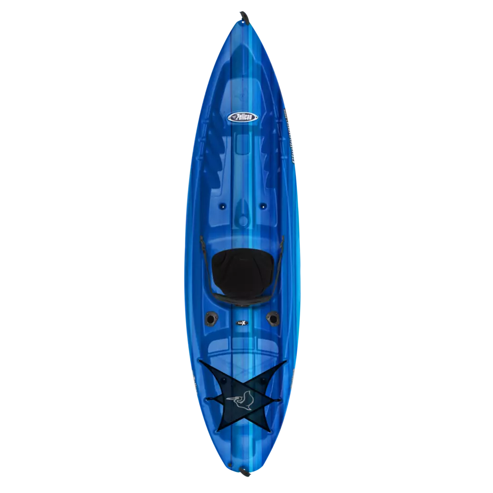PELICAN - Kayak de pêche CHALLENGER 100 ANGLER - Blue - KVL10P625 - TOP