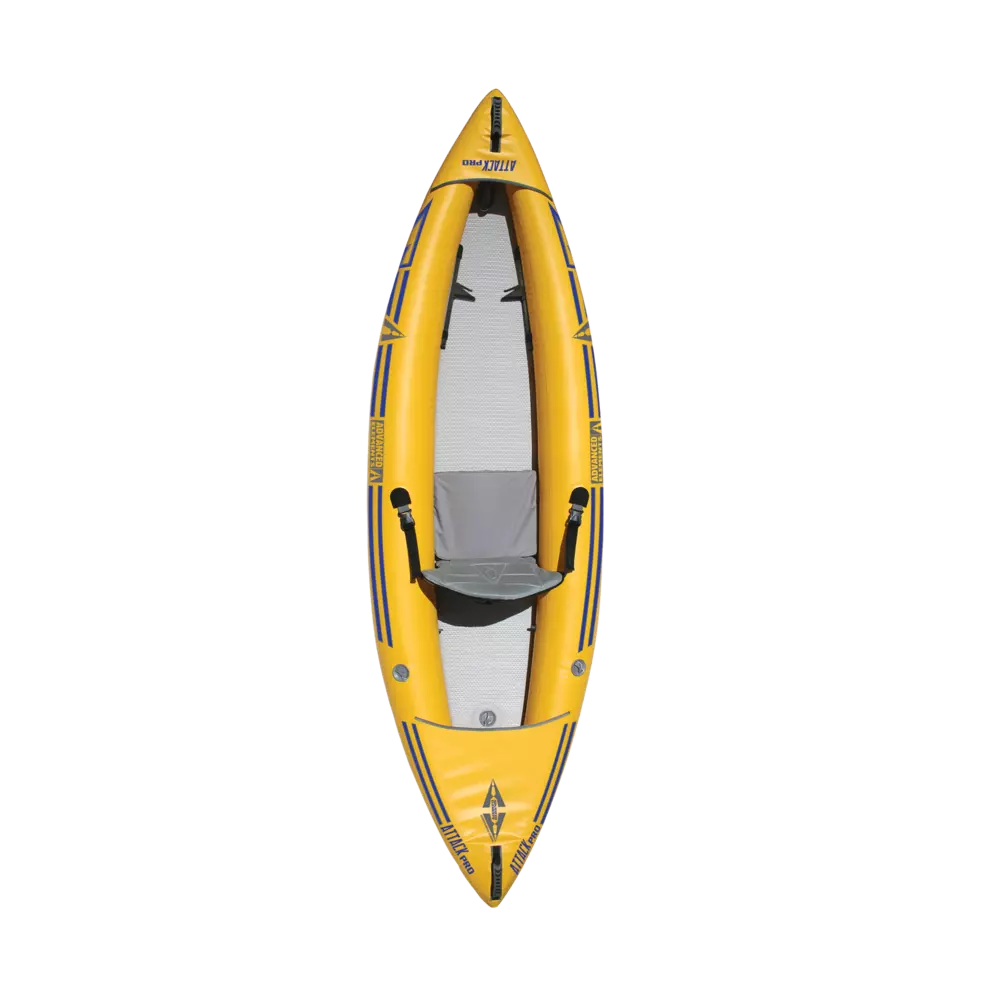 ADVANCED ELEMENTS - Attack™ Pro Whitewater Kayak with Pump - Yellow - AE1051-Y-P - TOP