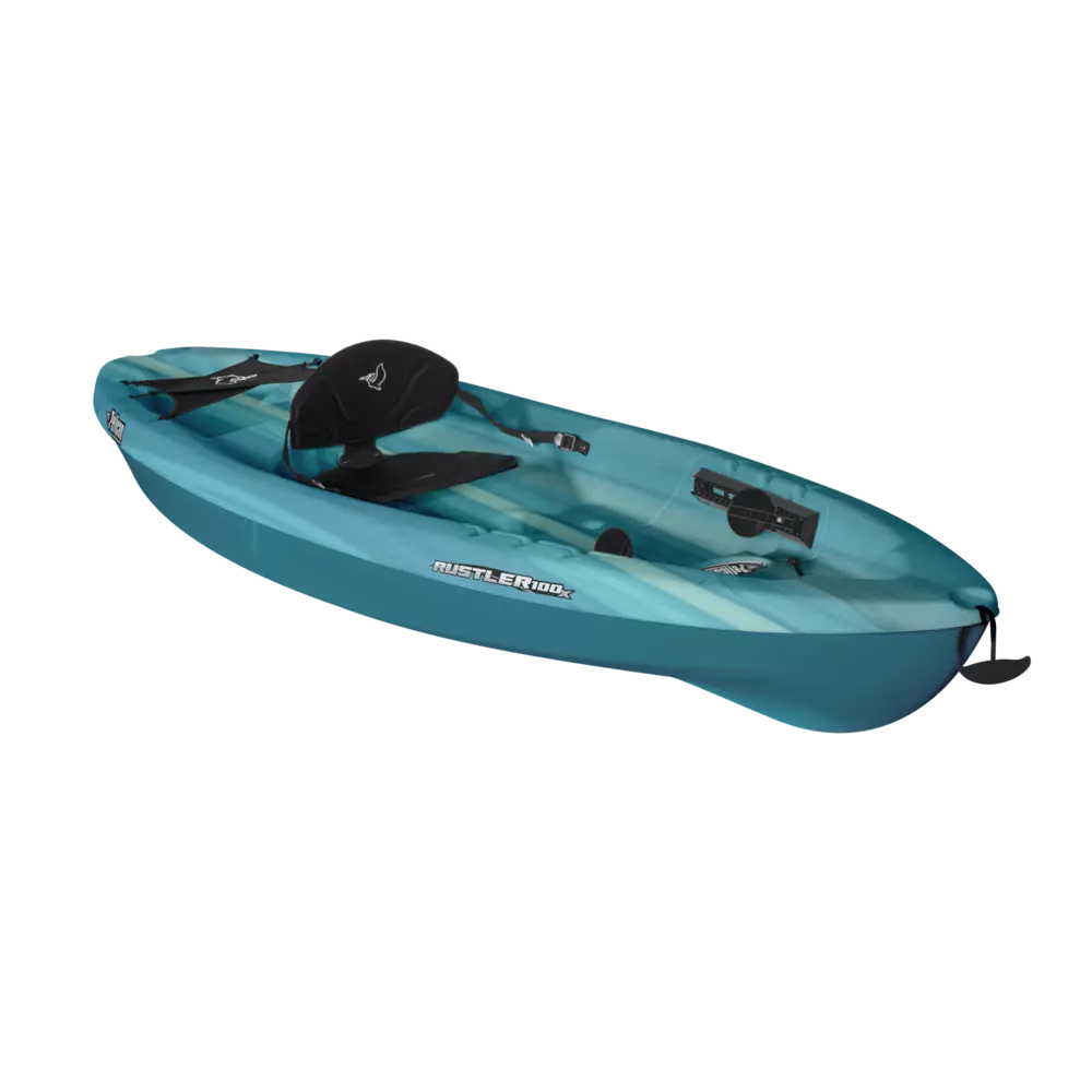 PELICAN - Rustler 100X Recreational Kayak - Blue - KVP10P100-00 - ISO