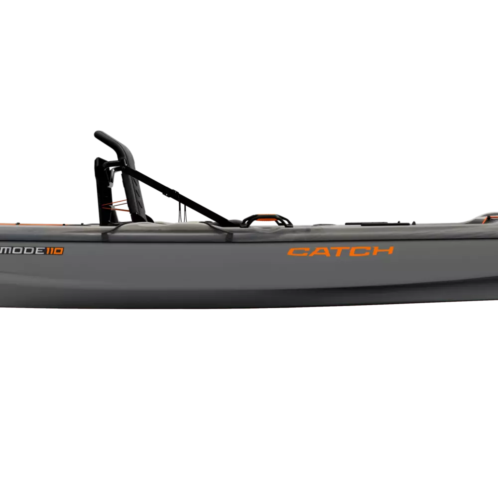 PELICAN - Kayak de pêche Catch Mode 110 - Grey - MIF11P102-00 - SIDE