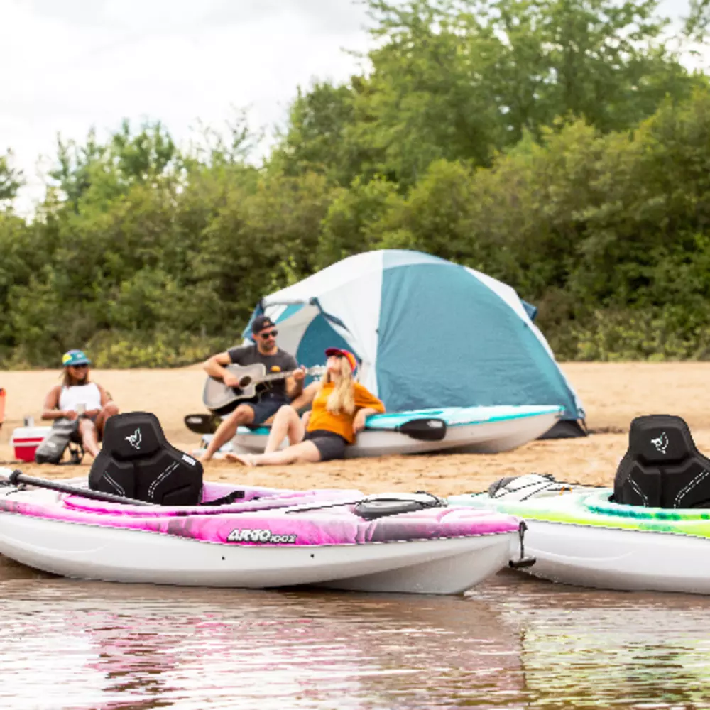 PELICAN - Argo 100X EXO Recreational Kayak - Grey - KFF10P101-00 - LIFE STYLE 3