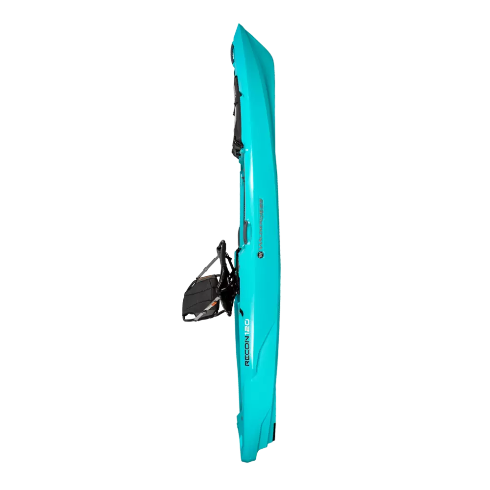 WILDERNESS SYSTEMS - RECON 120 Fishing Kayak with AirPro ACES seat - Aqua - 9751104192 - SIDE
