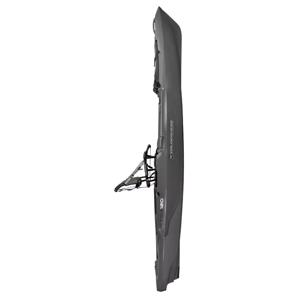 WILDERNESS SYSTEMS - Kayak de pêche Recon 120 - Modèle ou couleur discontinué - Grey - 9751100153 - SIDE