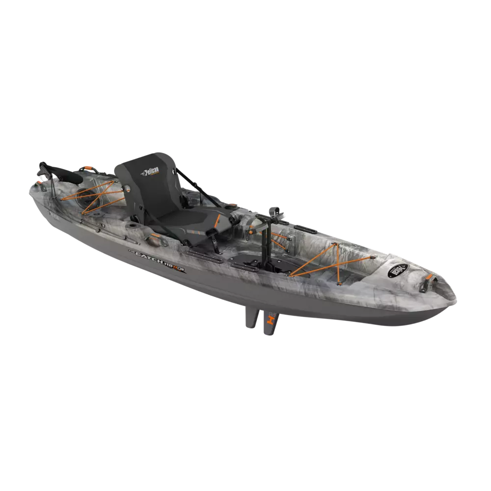 PELICAN - Catch 110 HDII Fishing Kayak - Grey - KRP11P200 - ISO