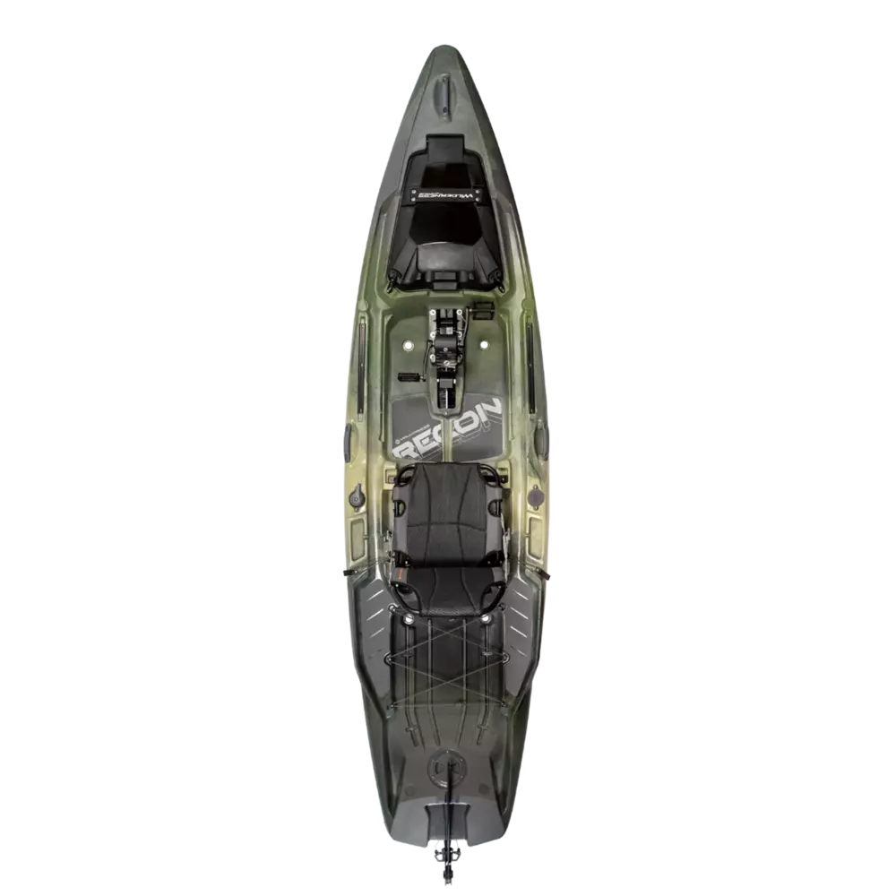 WILDERNESS SYSTEMS - RECON 120 HD Fishing Kayak with AirPro ACES seat - Brown - 9751094182 - TOP