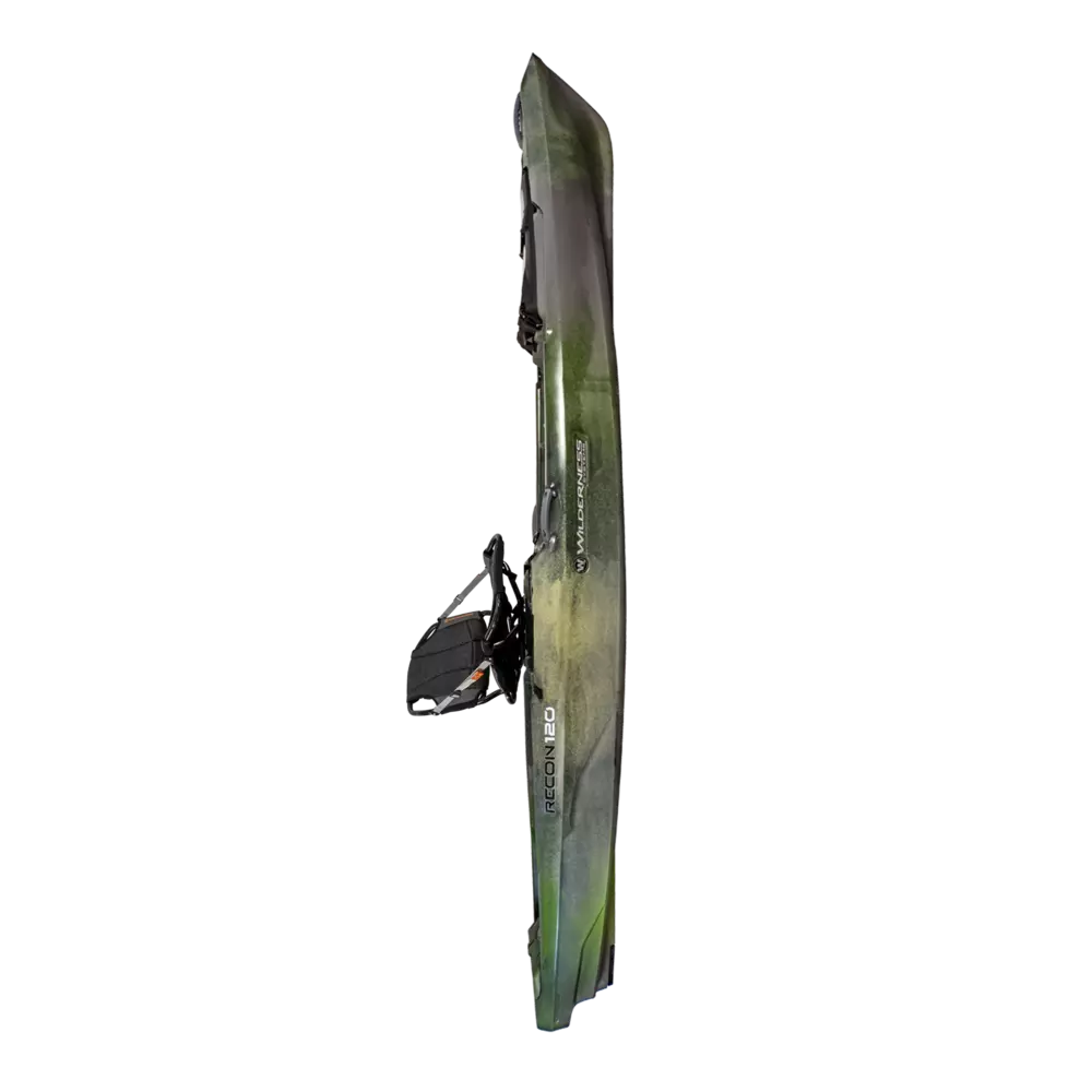 WILDERNESS SYSTEMS - RECON 120 Fishing Kayak with AirPro ACES seat - Brown - 9751104182 - SIDE