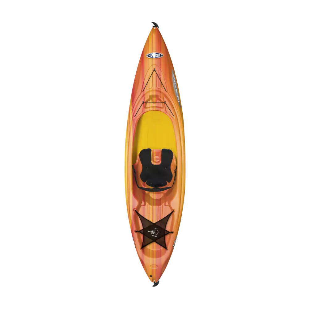 PELICAN - Trailblazer 100 NXT Recreational Kayak - Yellow - KSF10P100 - TOP