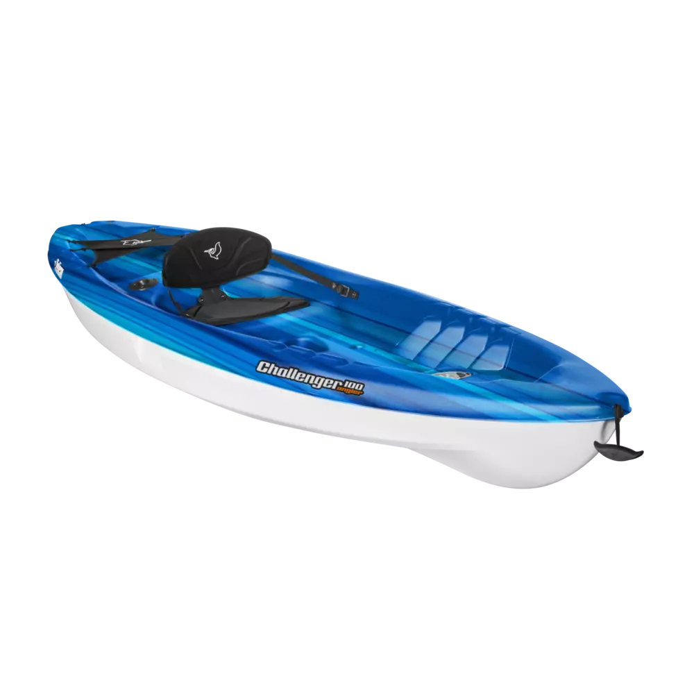PELICAN - Kayak de pêche CHALLENGER 100 ANGLER - Blue - KVL10P625 - ISO
