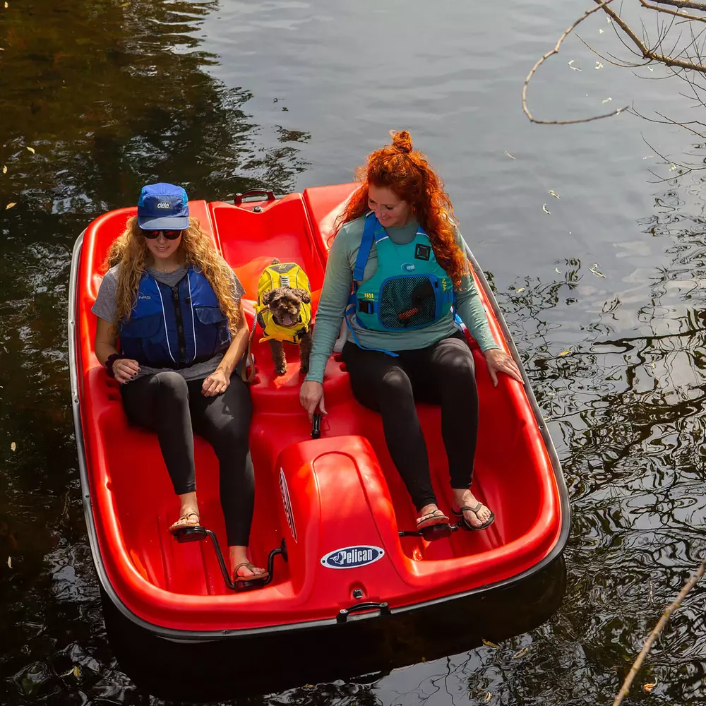 PELICAN - Monaco Pedal Boat - Red - HHA25P501 - LIFE STYLE 1