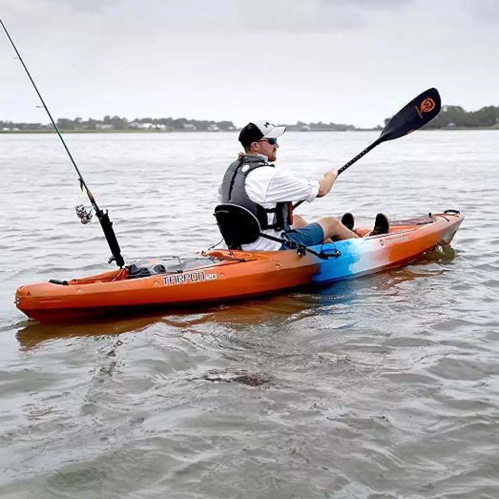 WILDERNESS SYSTEMS - Tarpon 120 Fishing Kayak - Green - 9750210201 - LIFE STYLE 1