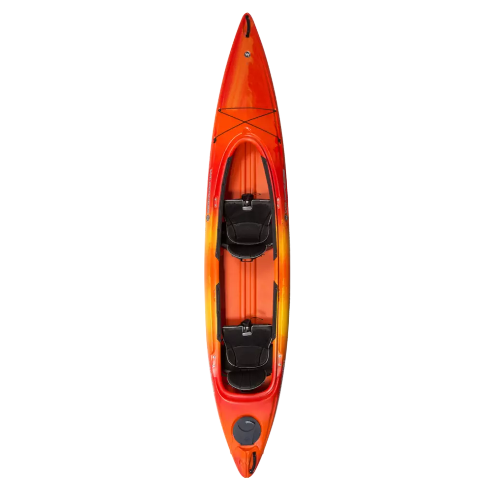 WILDERNESS SYSTEMS - Pamlico 135T Recreational Kayak - Orange - 9730355054 - TOP