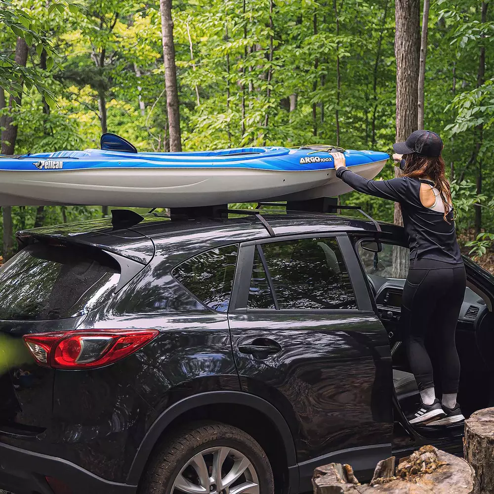 PELICAN - DLX SUP or Kayak Car-Top Carrier Kit - Black - PS1957 - LIFE STYLE 1