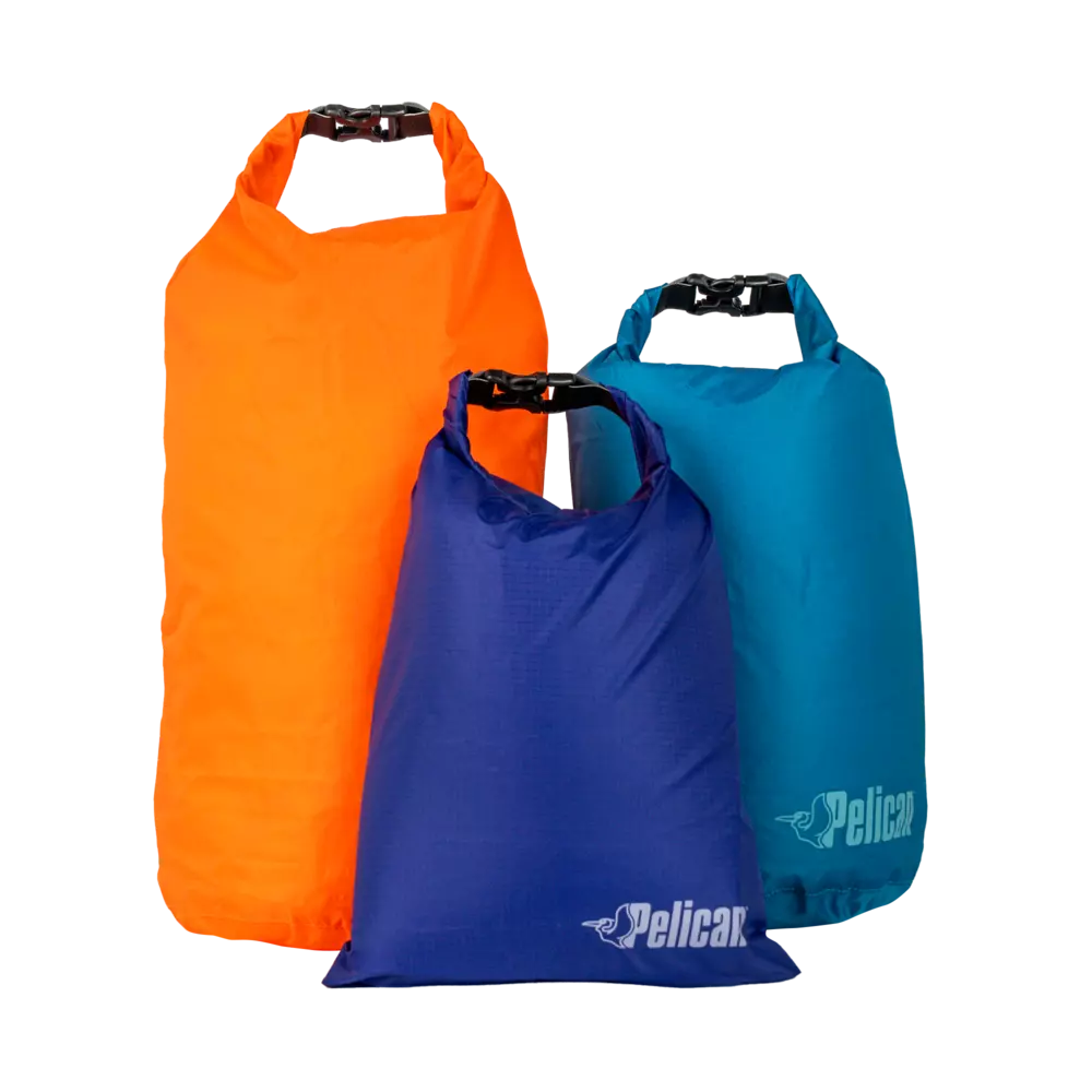 PELICAN - 3-Pack Exodry Lite Roll Top Dry Bags - Orange - PS3249 - TOP 
