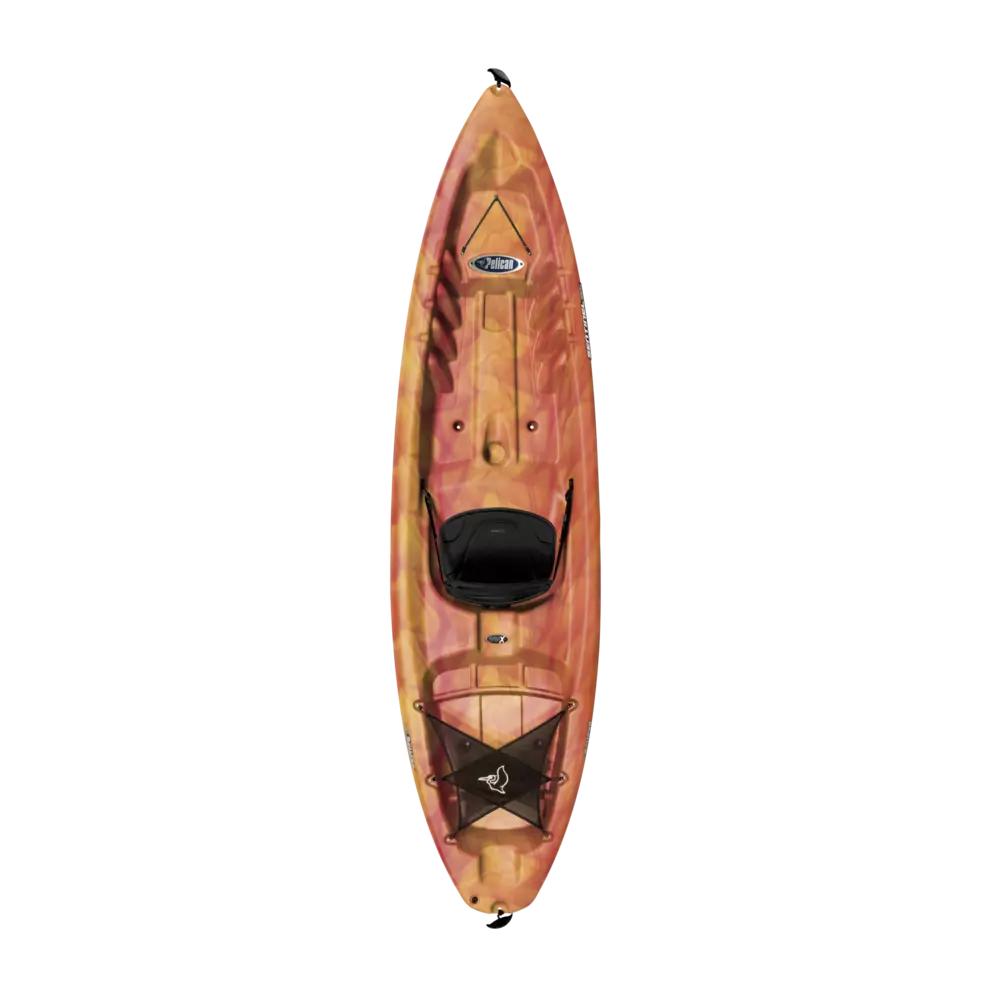 PELICAN - Sentinel 100X Recreational Kayak - Red - KVF10P104-00 - TOP