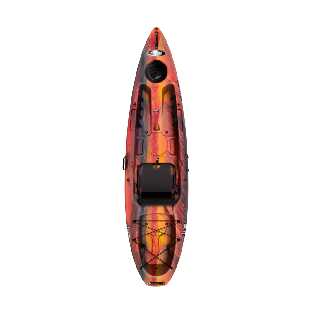 PELICAN - Coast 100XR SOT Recreational Kayak - Yellow - KBP10P104 - TOP